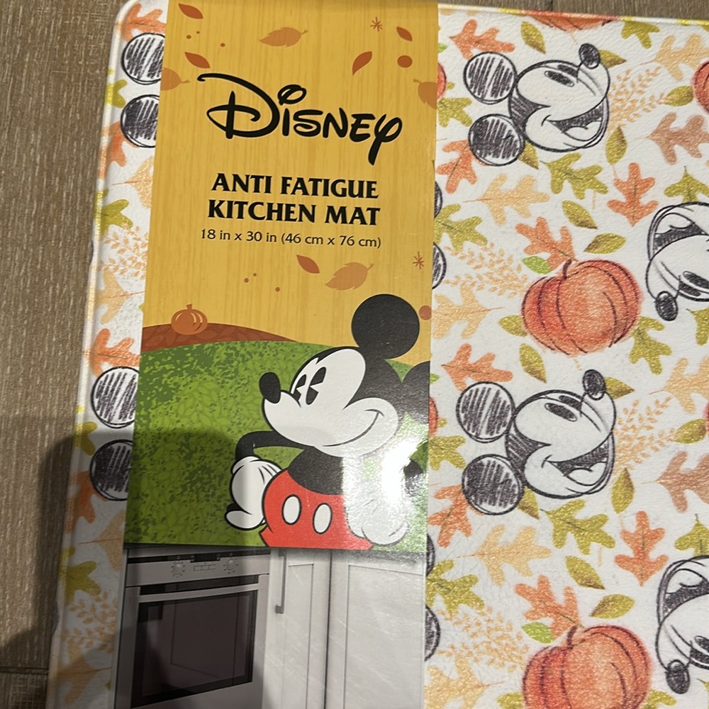 Disney Mickey Mouse Pumpkins Fall Anti fatigue Kitchen Mat - Picture 2 of 3